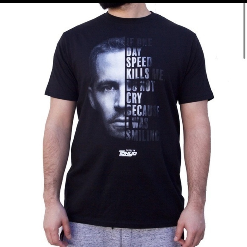 LANE SEVEN Paul’s Quote T-shirt black size small
